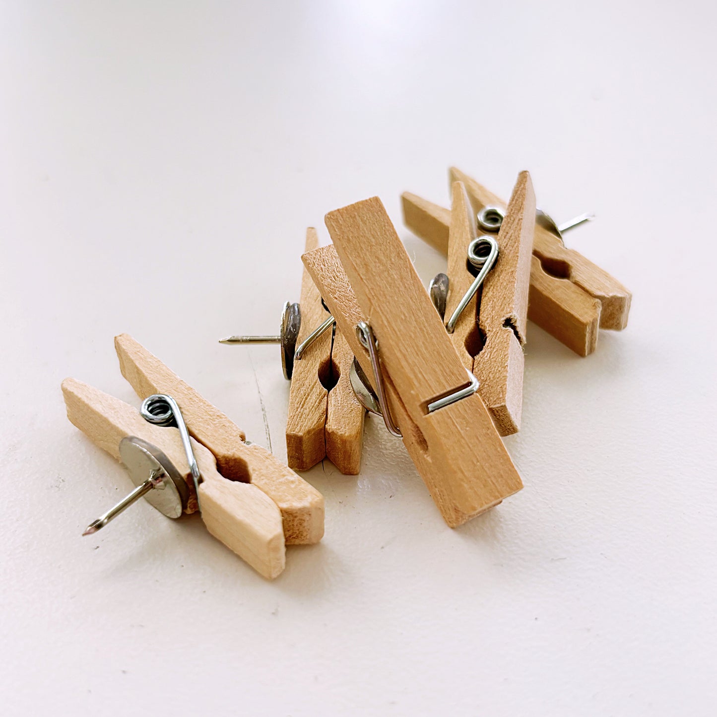 Wooden Peg Push Pins