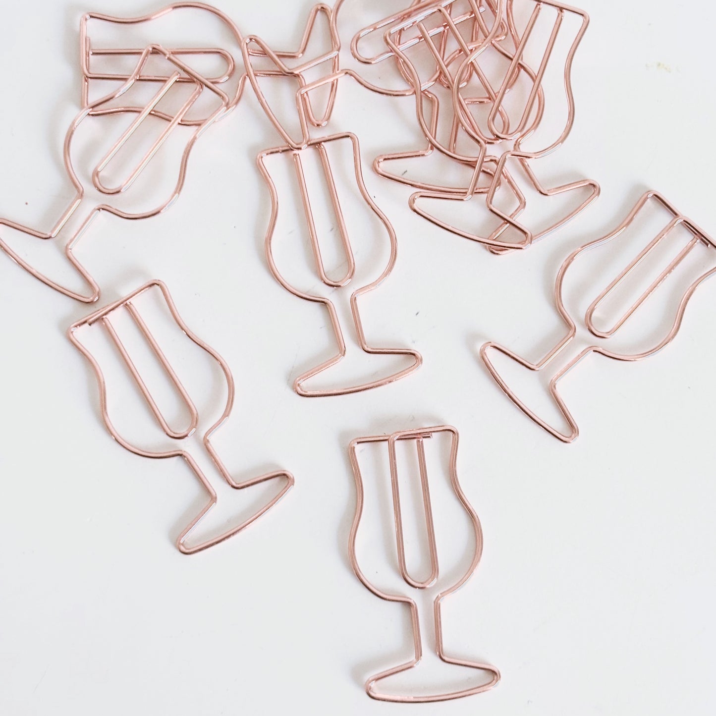 Wine Glass Paper Clips