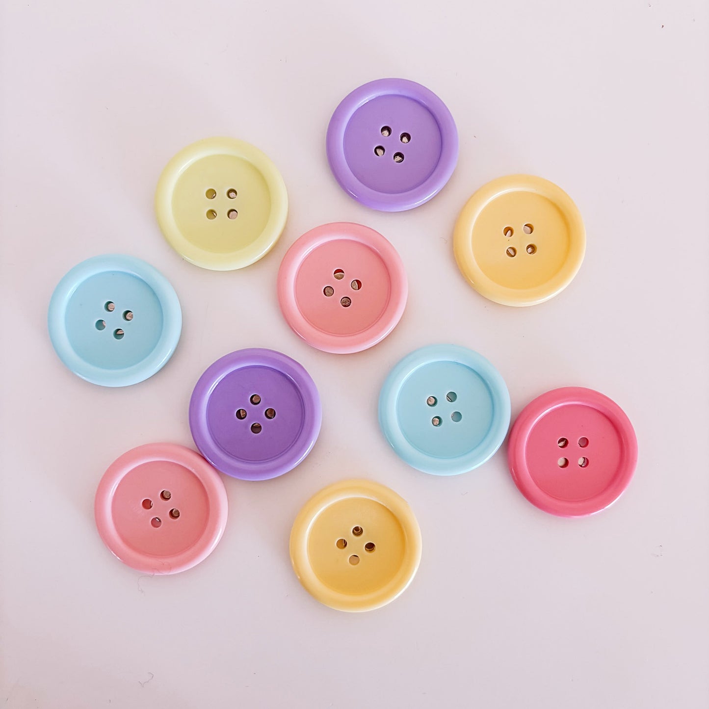 Pastel Button Magnets