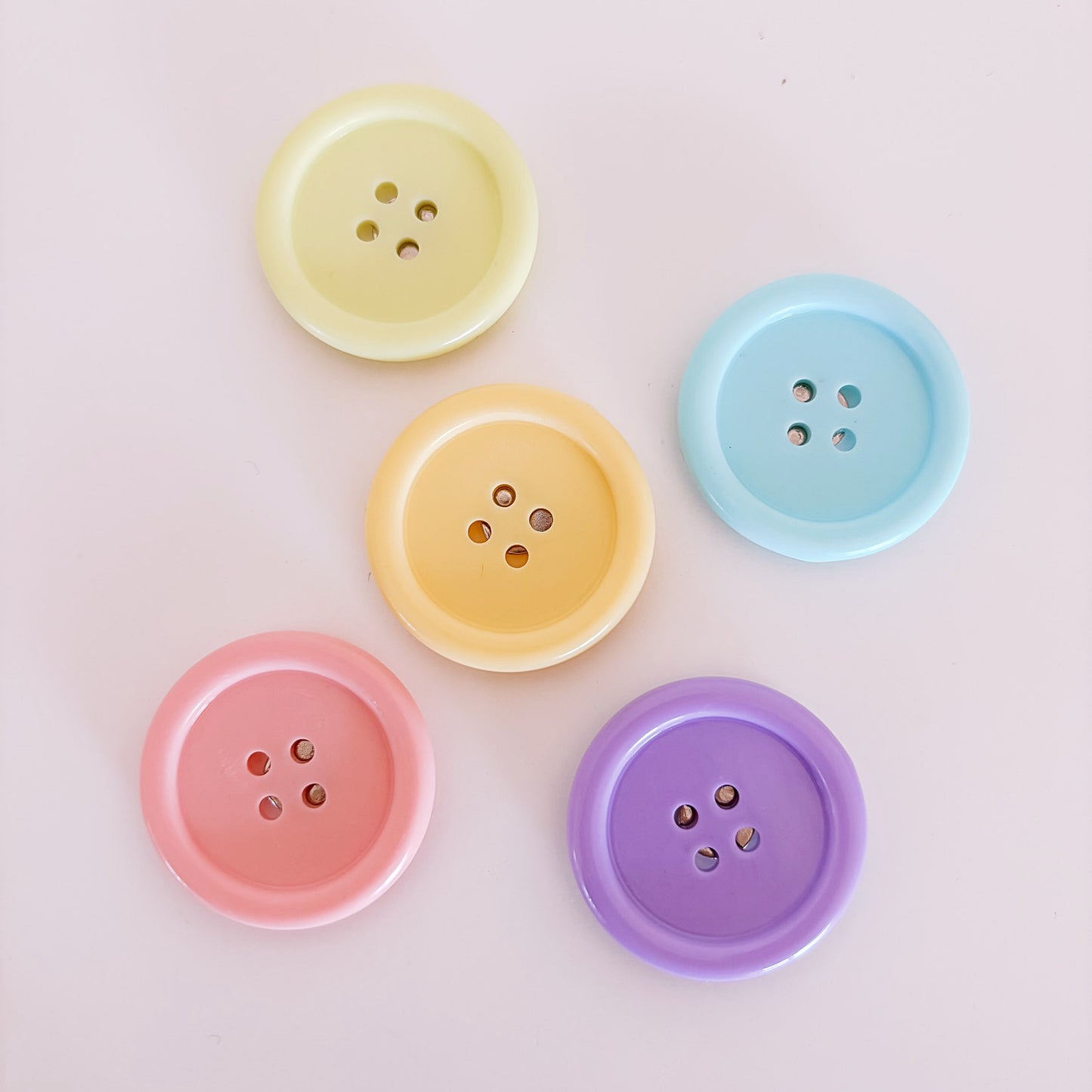 Pastel Button Magnets