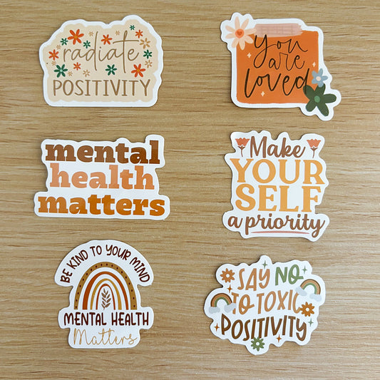 Mental Wellness Stickers
