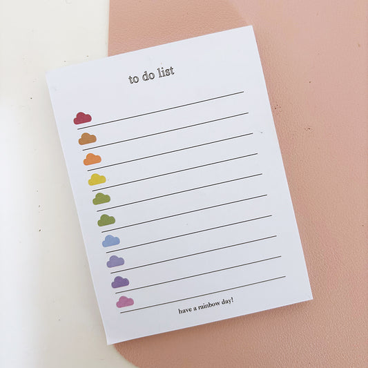 Rainbow Cloud To Do List