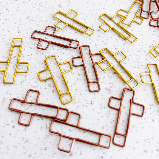 Religious Cross Paper Clips
