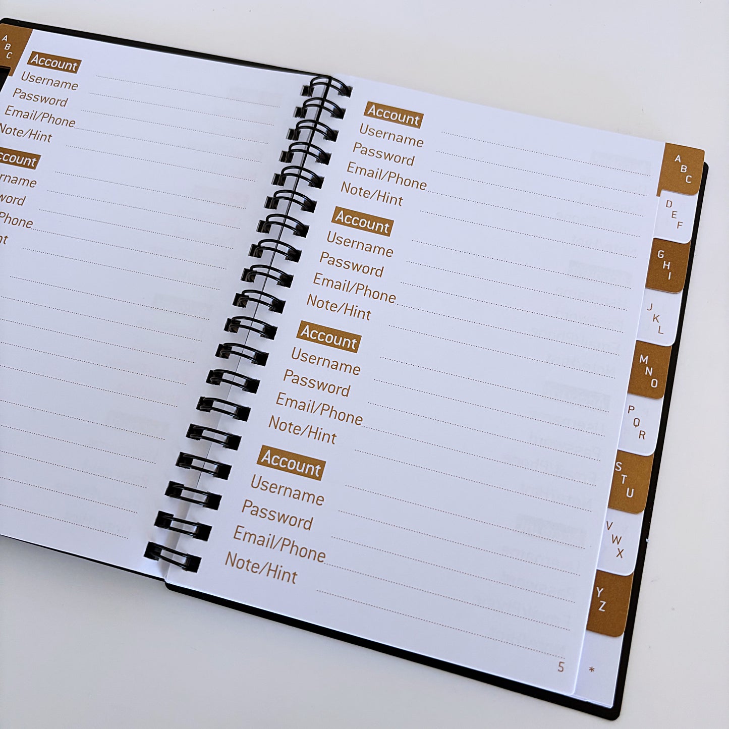 Essential Password Book
