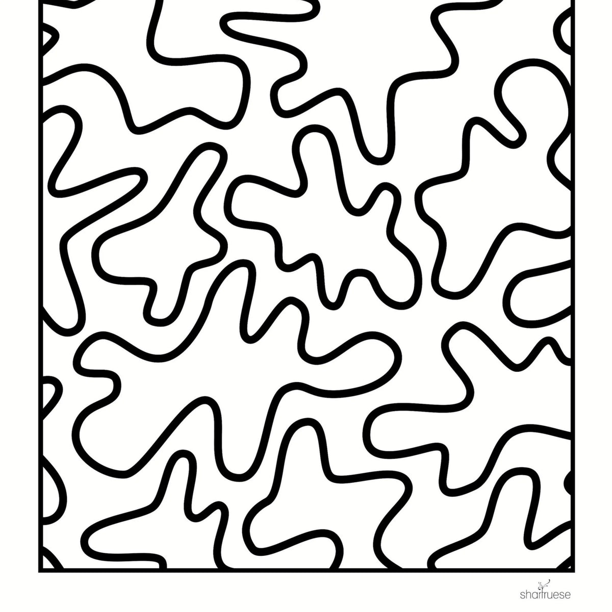 Mini Pattern Coloring Pages Easy Bold Patterns Colouring Pages Instant Download – The Unnecessary Need