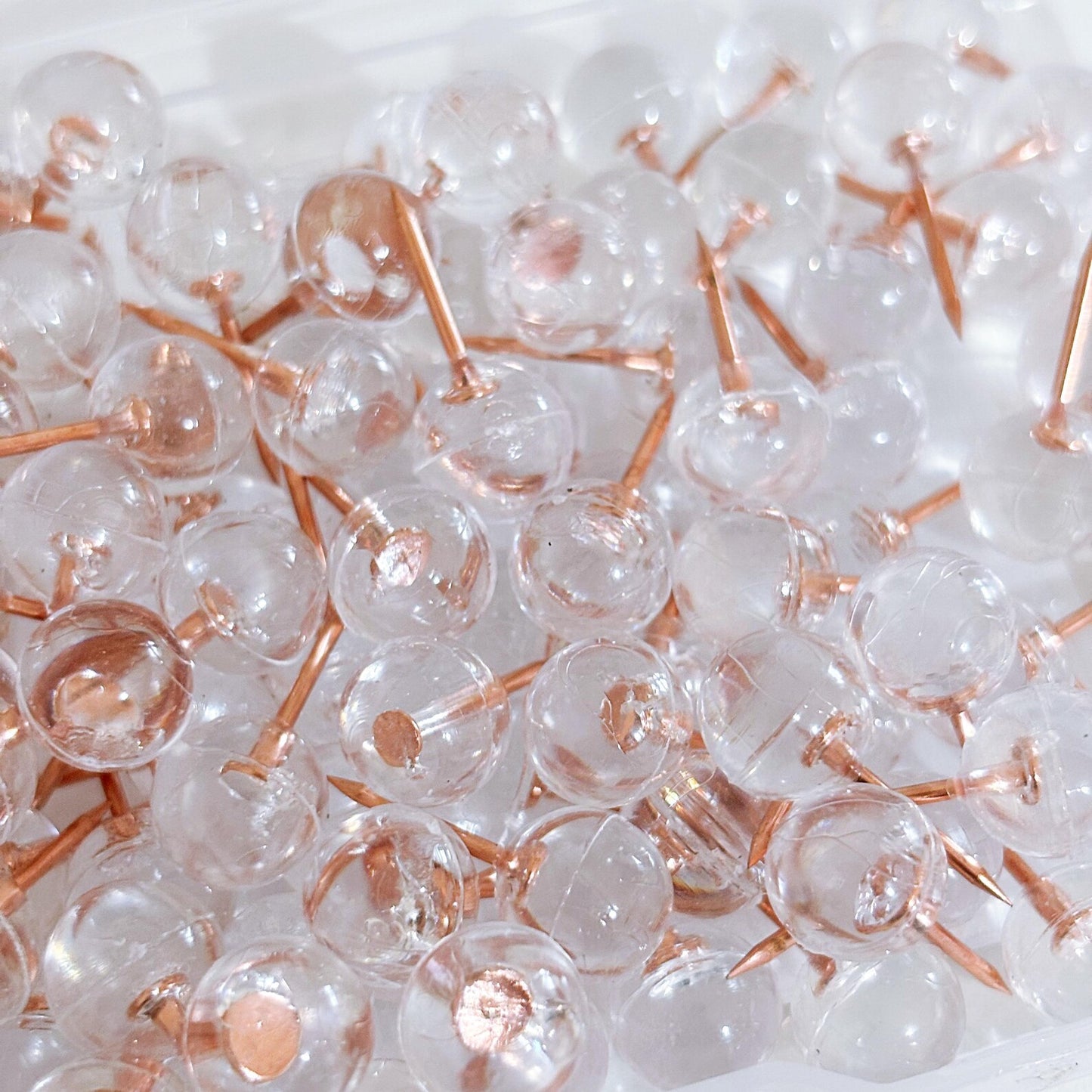 Clear Push Pins